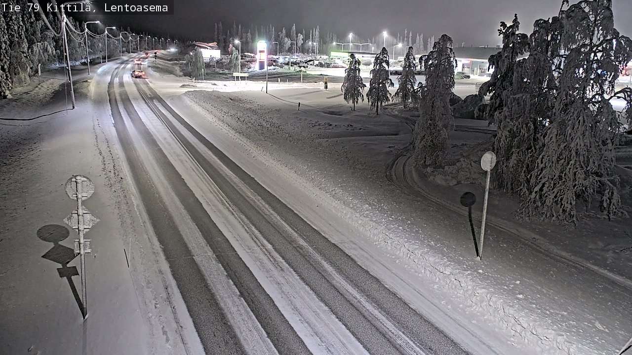 Kelikamerat Kuva Tie 79 Kittilä, Lentoasema, Kittilä, Lappi