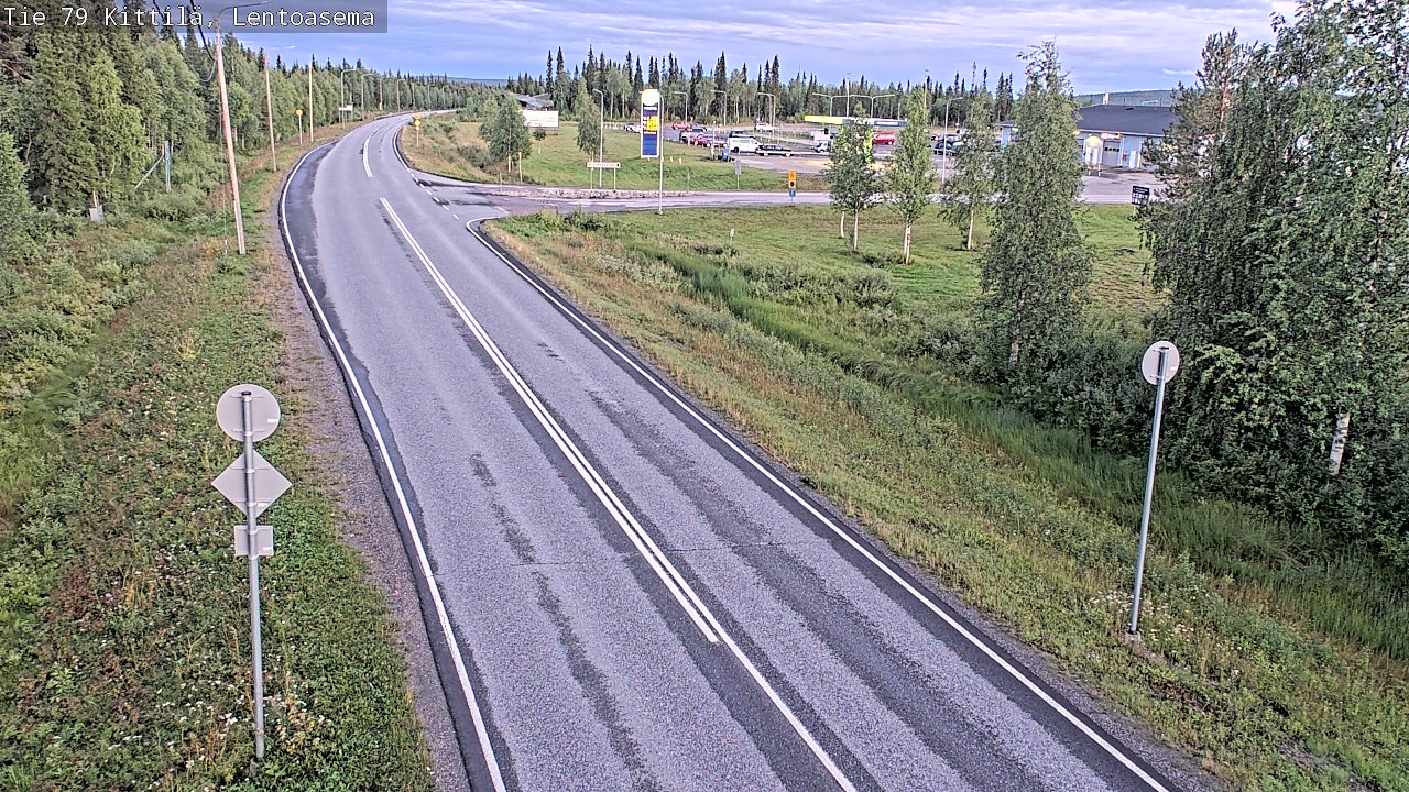 Kelikamerat Kuva Tie 79 Kittilä, Lentoasema, Kittilä, Lappi