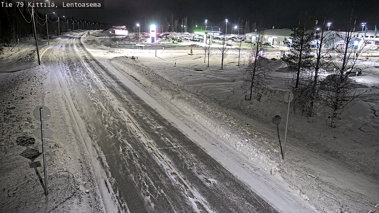 Kelikamerat Kuva Tie 79 Kittilä, Lentoasema, Kittilä, Lappi