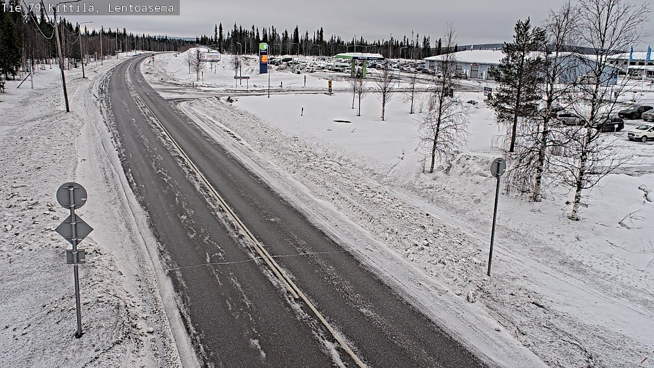 Kelikamerat Kuva Tie 79 Kittilä, Lentoasema, Kittilä, Lappi