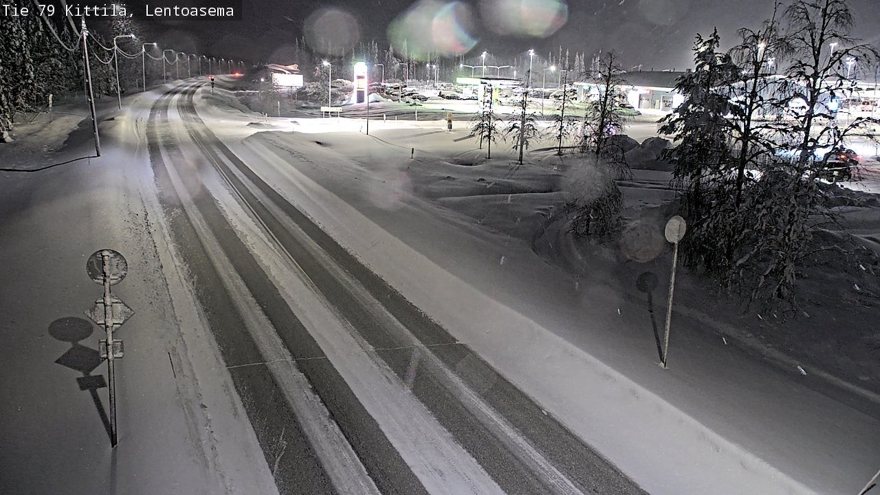 Weather Camera Image Road 79 Kittilä, Lentoasema, Kittilä, Lappi