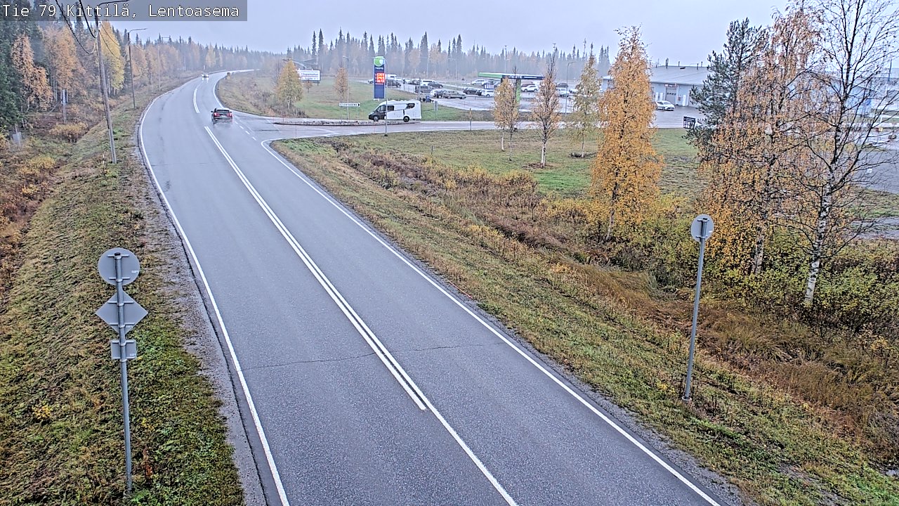 Kelikamerat Kuva Tie 79 Kittilä, Lentoasema, Kittilä, Lappi