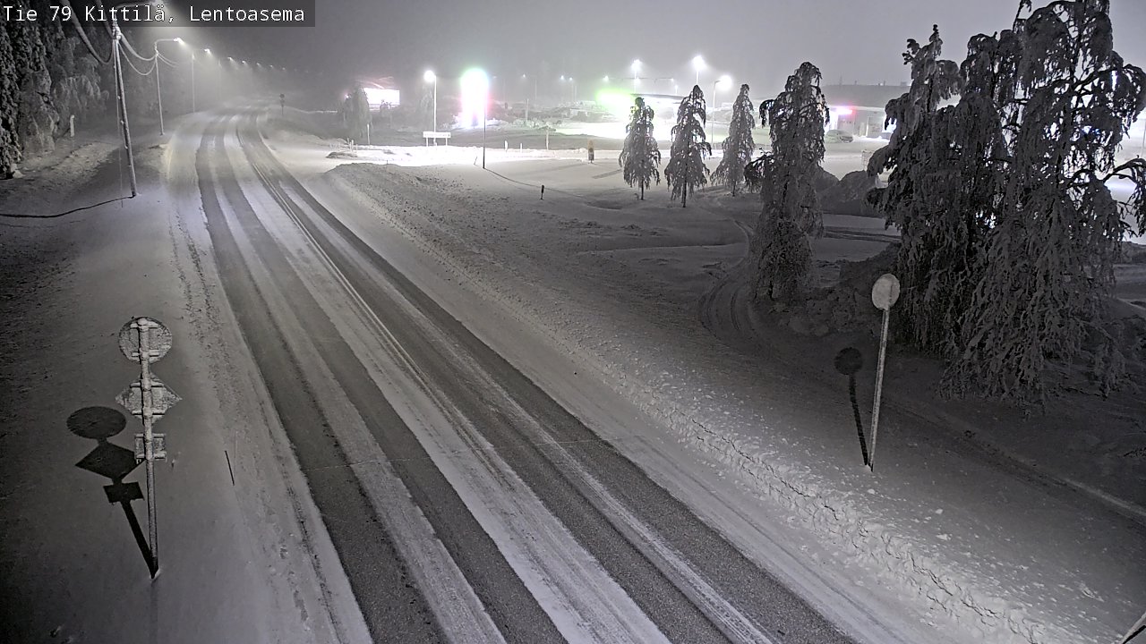 Kelikamerat Kuva Tie 79 Kittilä, Lentoasema, Kittilä, Lappi
