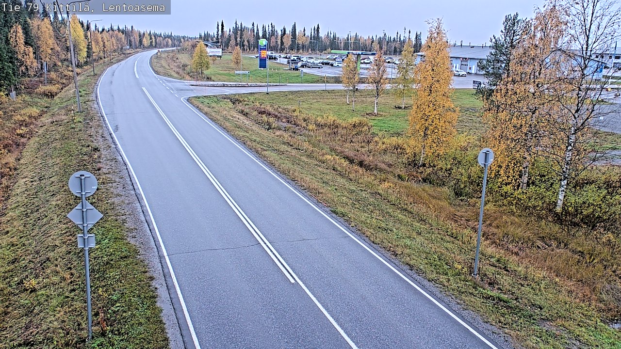 Kelikamerat Kuva Tie 79 Kittilä, Lentoasema, Kittilä, Lappi