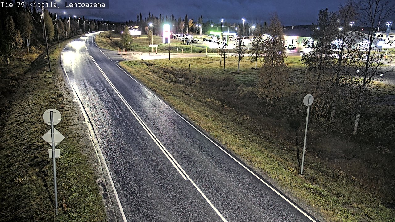 Kelikamerat Kuva Tie 79 Kittilä, Lentoasema, Kittilä, Lappi