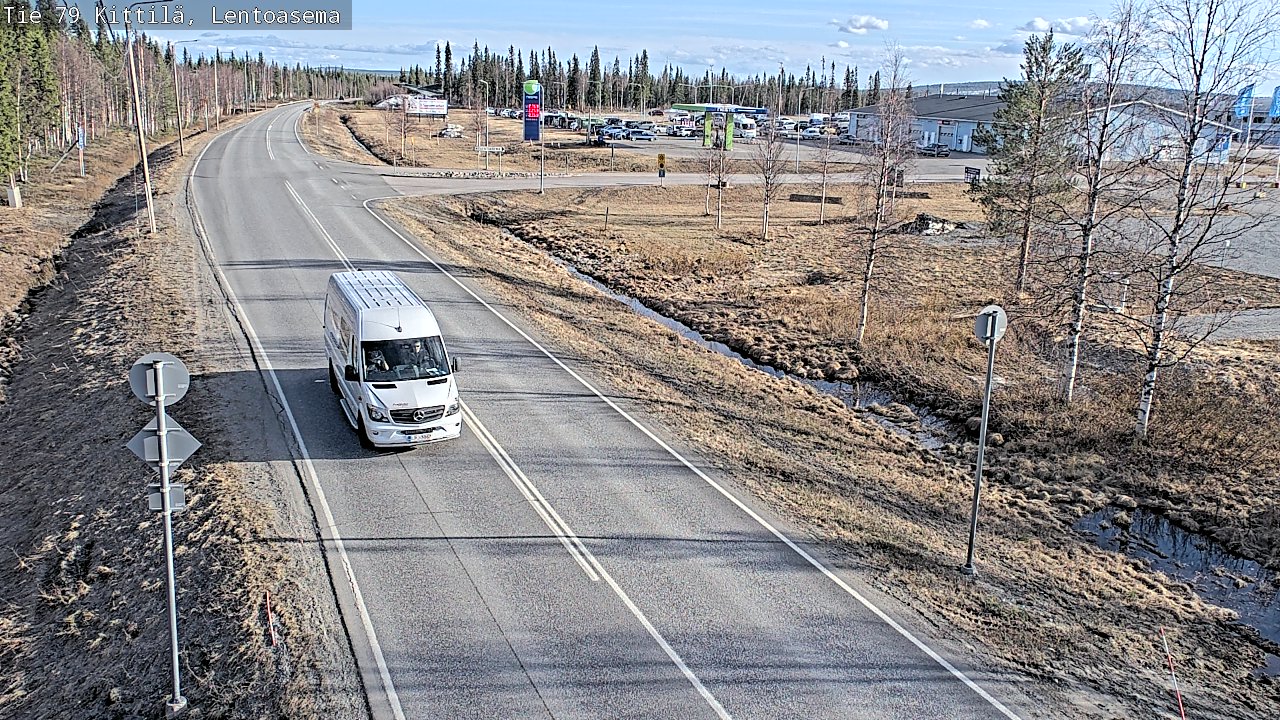 Kelikamerat Kuva Tie 79 Kittilä, Lentoasema, Kittilä, Lappi