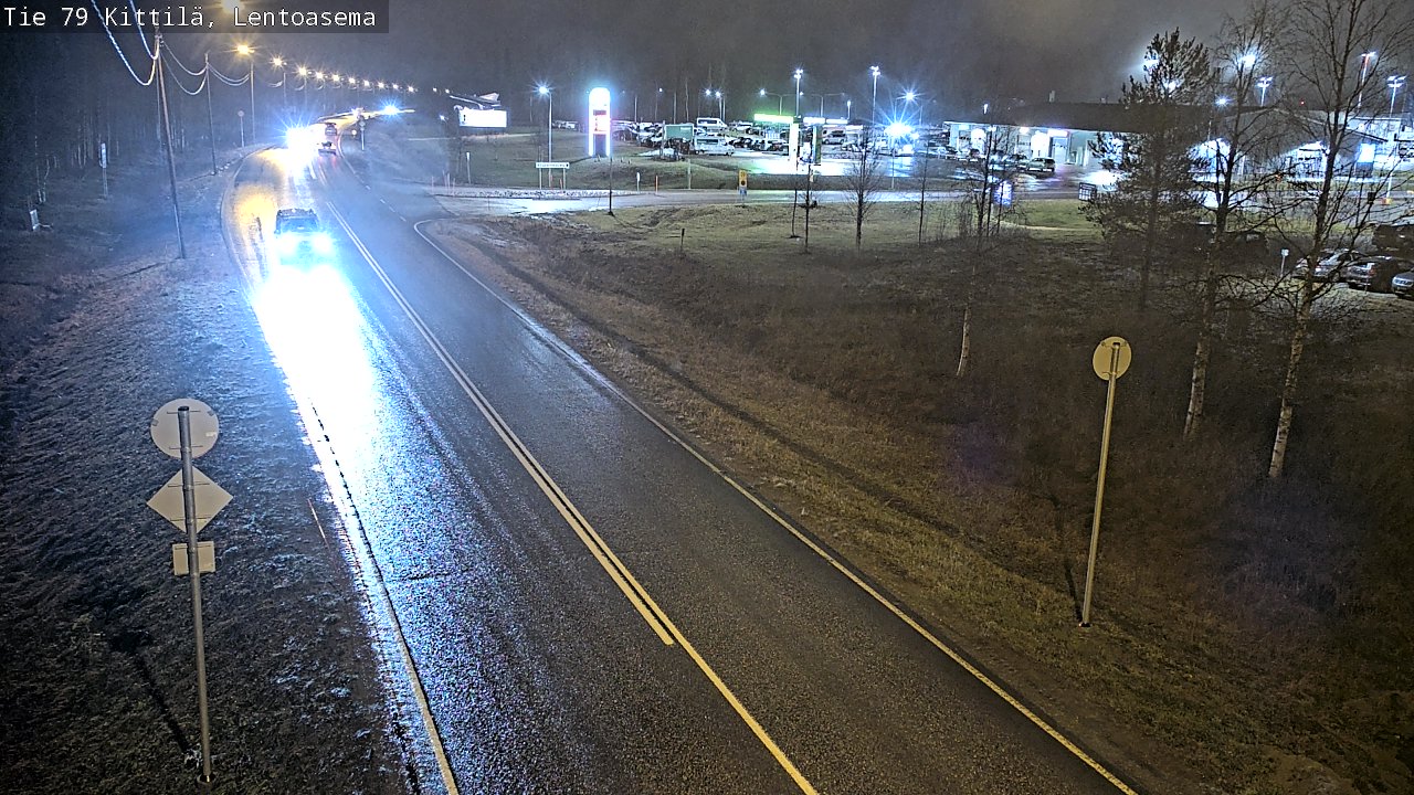 Kelikamerat Kuva Tie 79 Kittilä, Lentoasema, Kittilä, Lappi