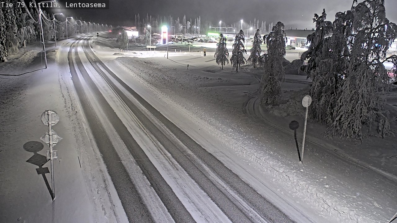 Kelikamerat Kuva Tie 79 Kittilä, Lentoasema, Kittilä, Lappi