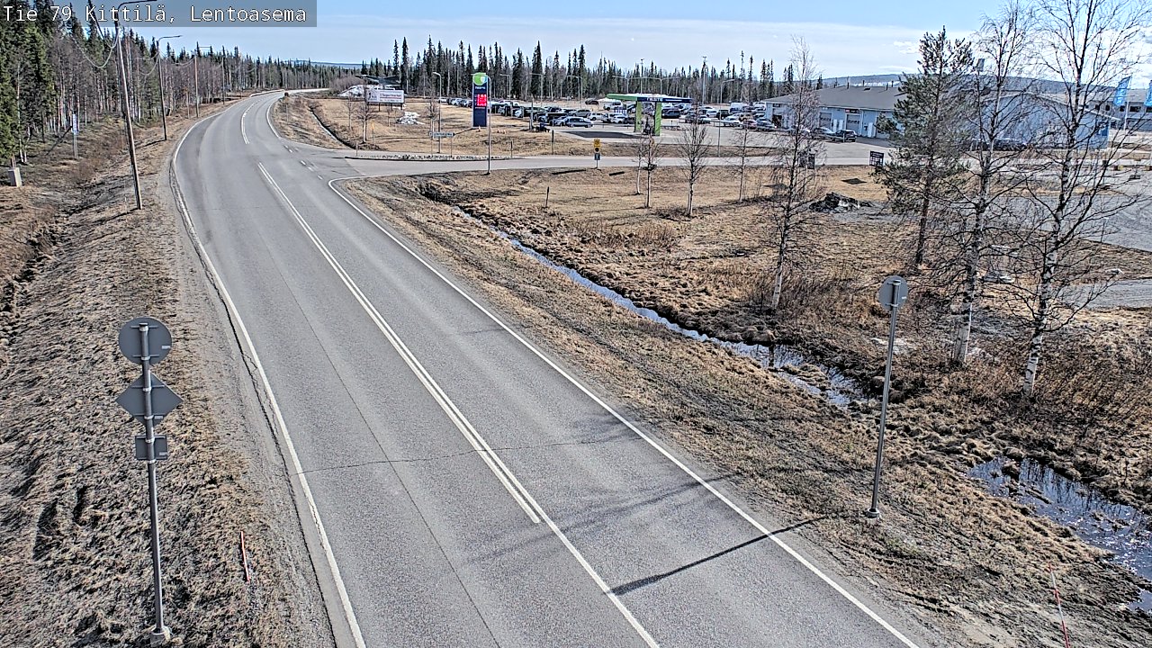 Kelikamerat Kuva Tie 79 Kittilä, Lentoasema, Kittilä, Lappi