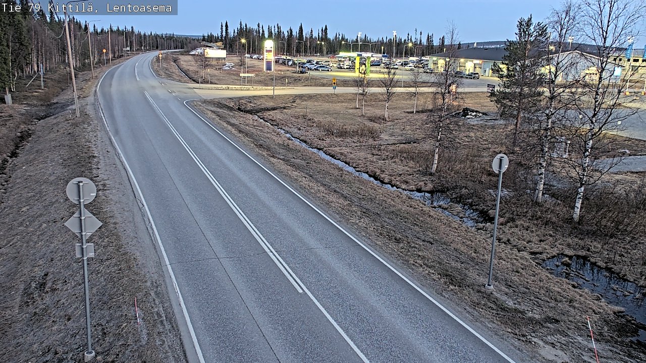 Kelikamerat Kuva Tie 79 Kittilä, Lentoasema, Kittilä, Lappi