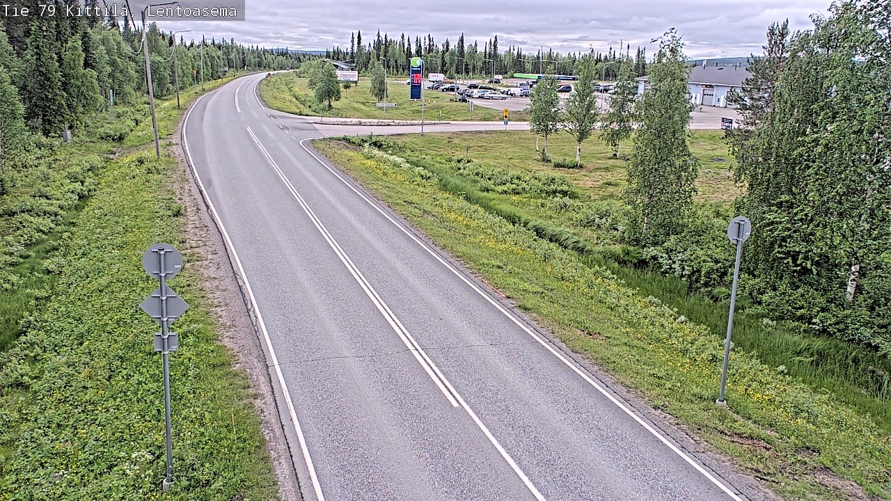 Kelikamerat Kuva Tie 79 Kittilä, Lentoasema, Kittilä, Lappi
