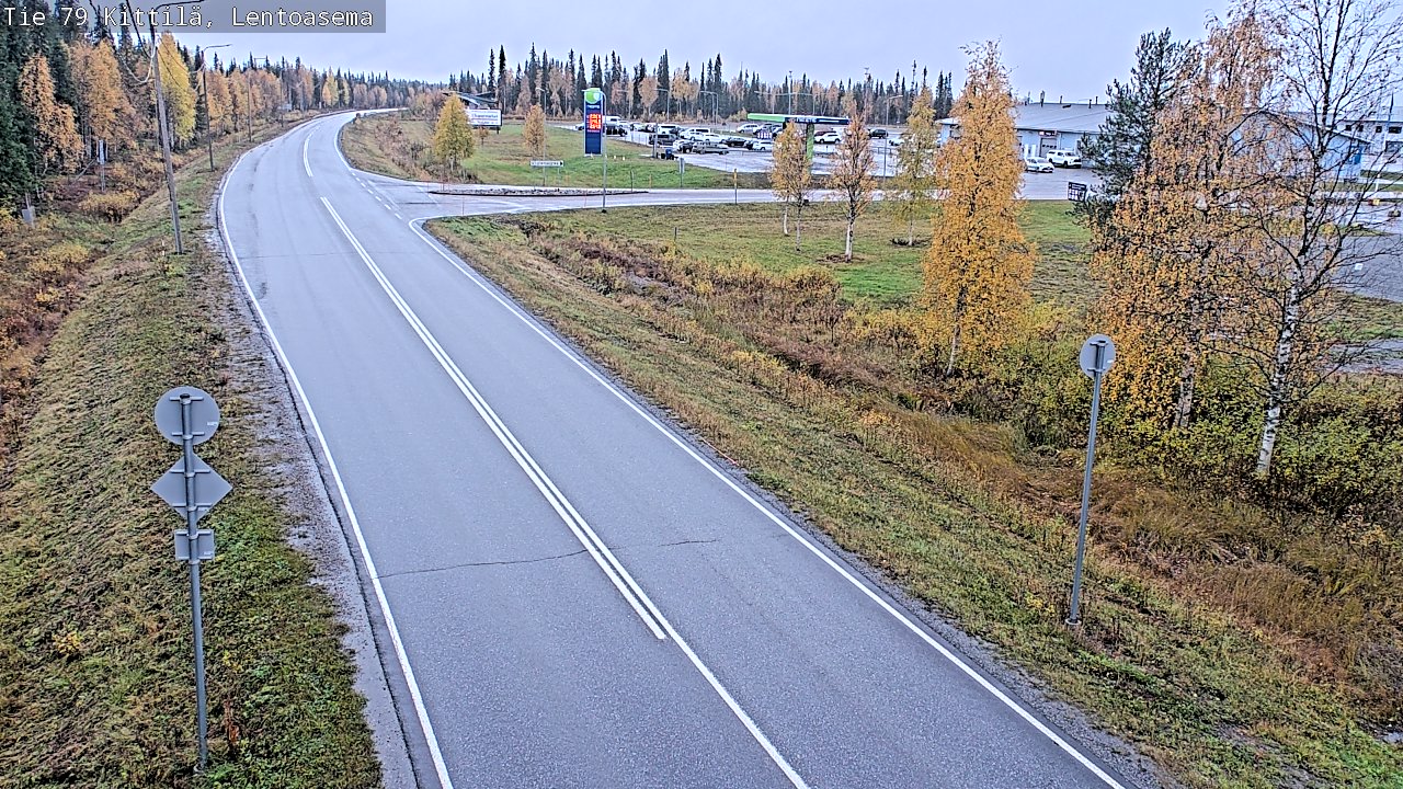 Kelikamerat Kuva Tie 79 Kittilä, Lentoasema, Kittilä, Lappi