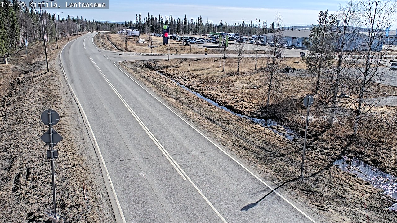 Kelikamerat Kuva Tie 79 Kittilä, Lentoasema, Kittilä, Lappi