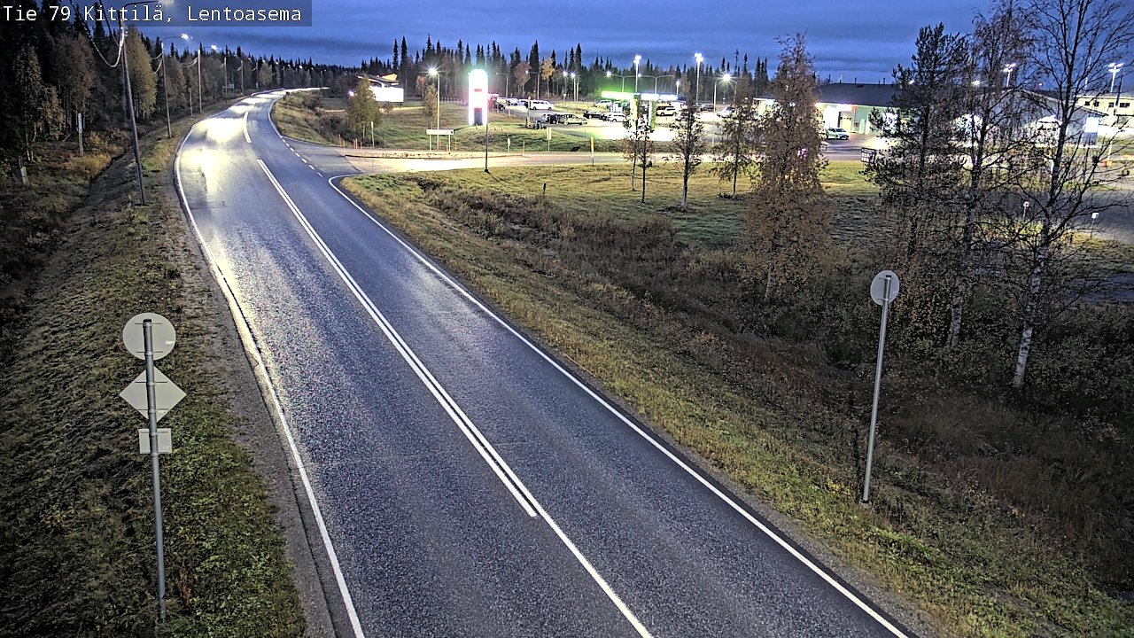Kelikamerat Kuva Tie 79 Kittilä, Lentoasema, Kittilä, Lappi