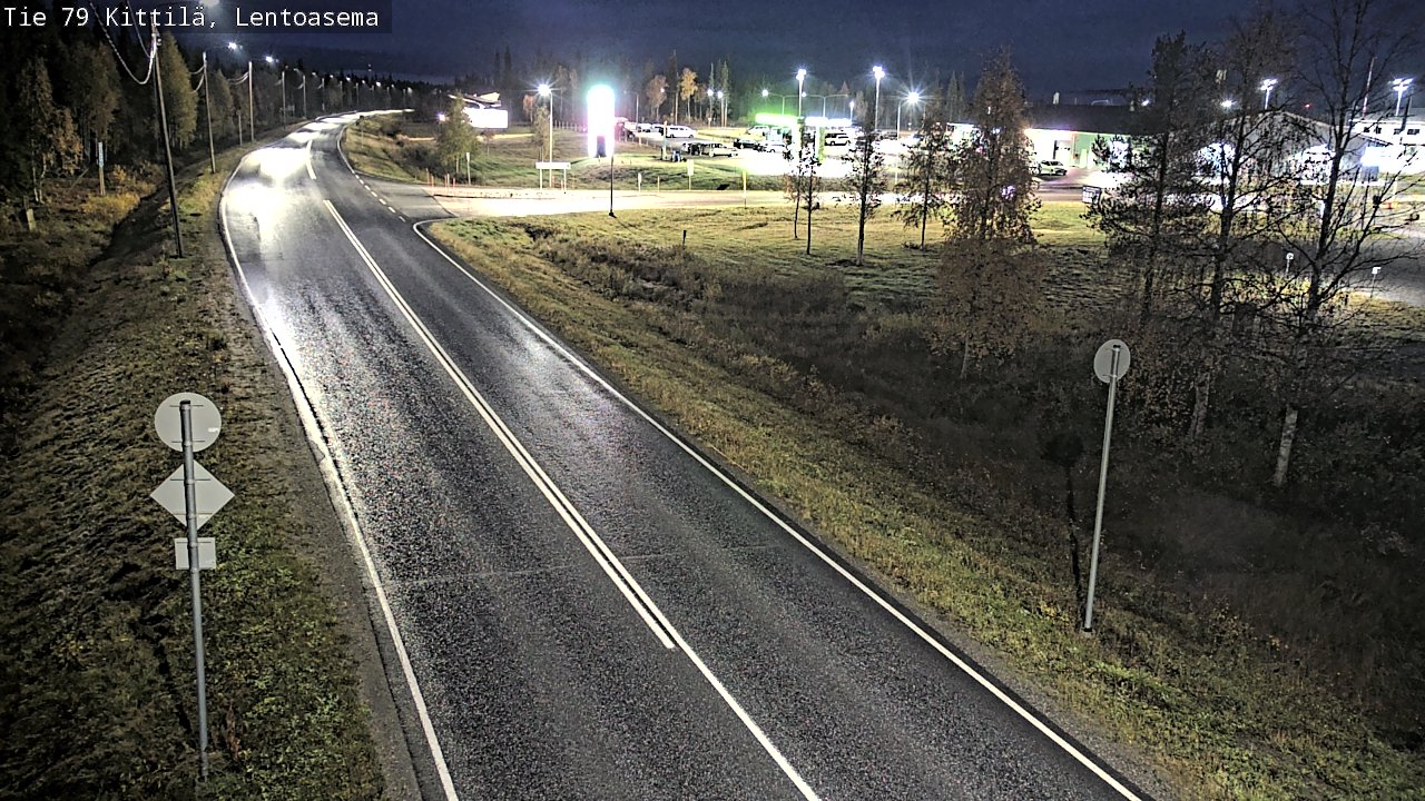 Kelikamerat Kuva Tie 79 Kittilä, Lentoasema, Kittilä, Lappi