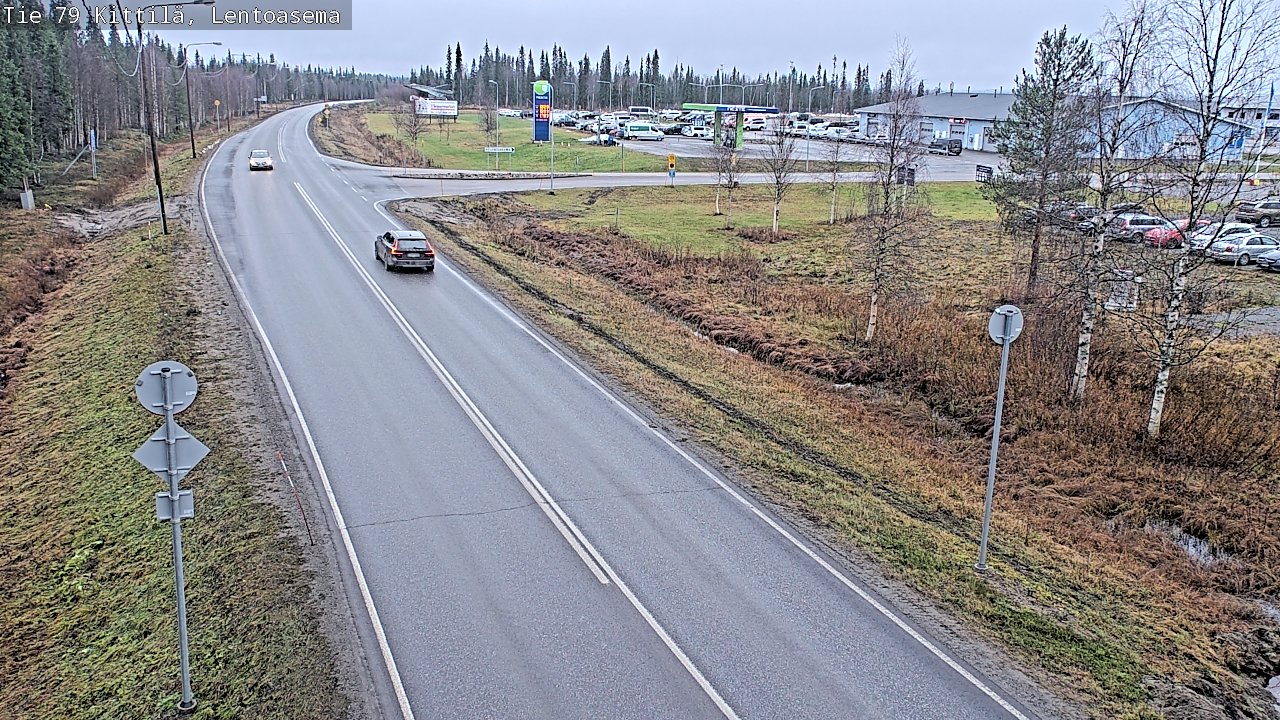 Kelikamerat Kuva Tie 79 Kittilä, Lentoasema, Kittilä, Lappi