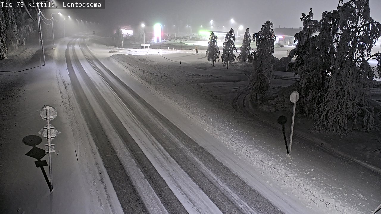 Kelikamerat Kuva Tie 79 Kittilä, Lentoasema, Kittilä, Lappi