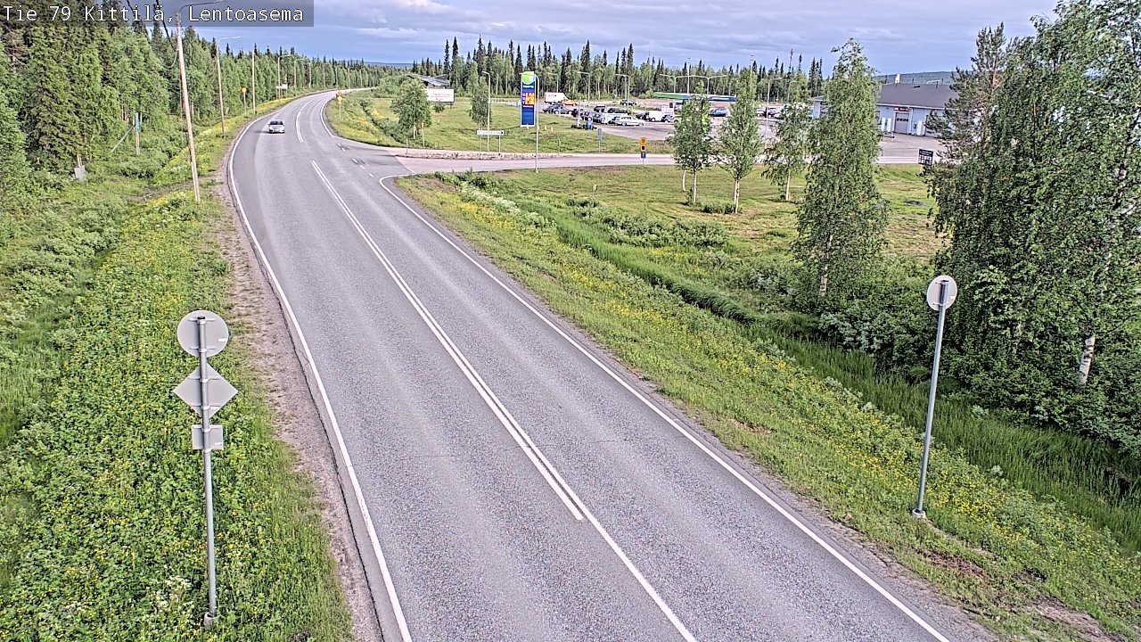 Kelikamerat Kuva Tie 79 Kittilä, Lentoasema, Kittilä, Lappi