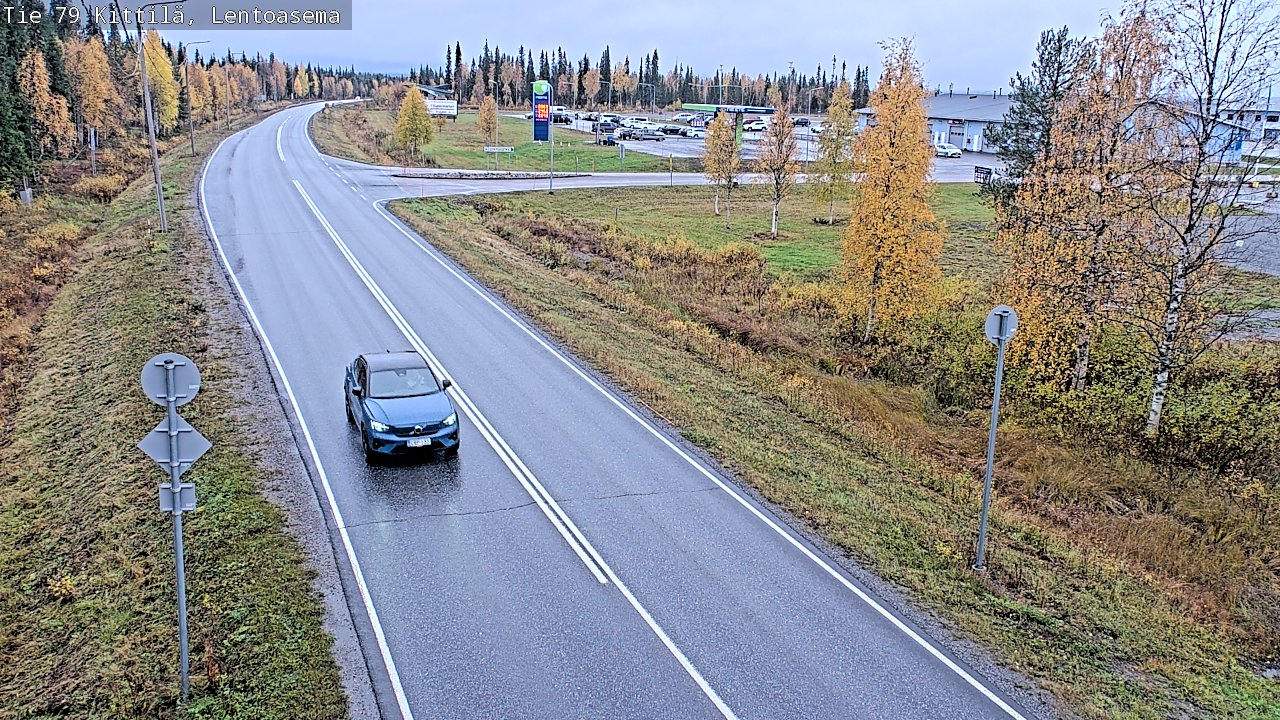 Kelikamerat Kuva Tie 79 Kittilä, Lentoasema, Kittilä, Lappi