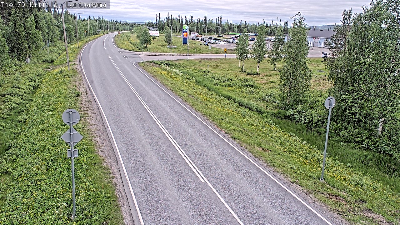 Kelikamerat Kuva Tie 79 Kittilä, Lentoasema, Kittilä, Lappi