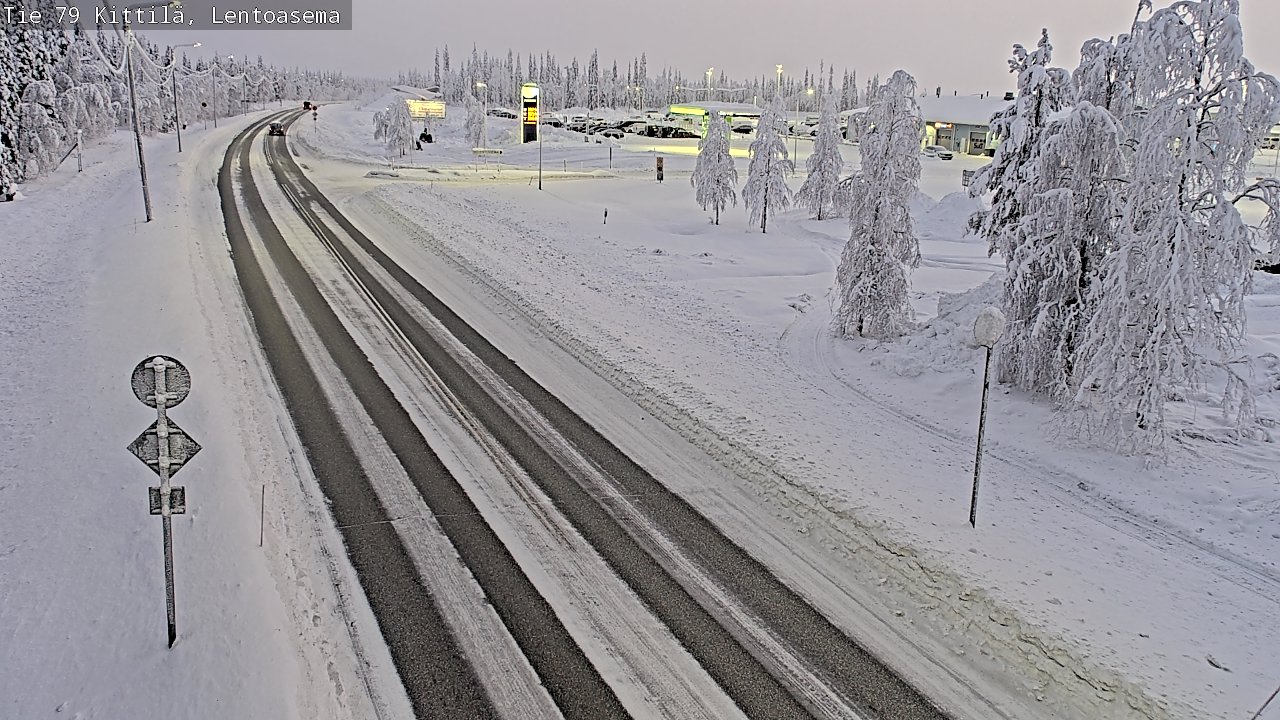 Kelikamerat Kuva Tie 79 Kittilä, Lentoasema, Kittilä, Lappi