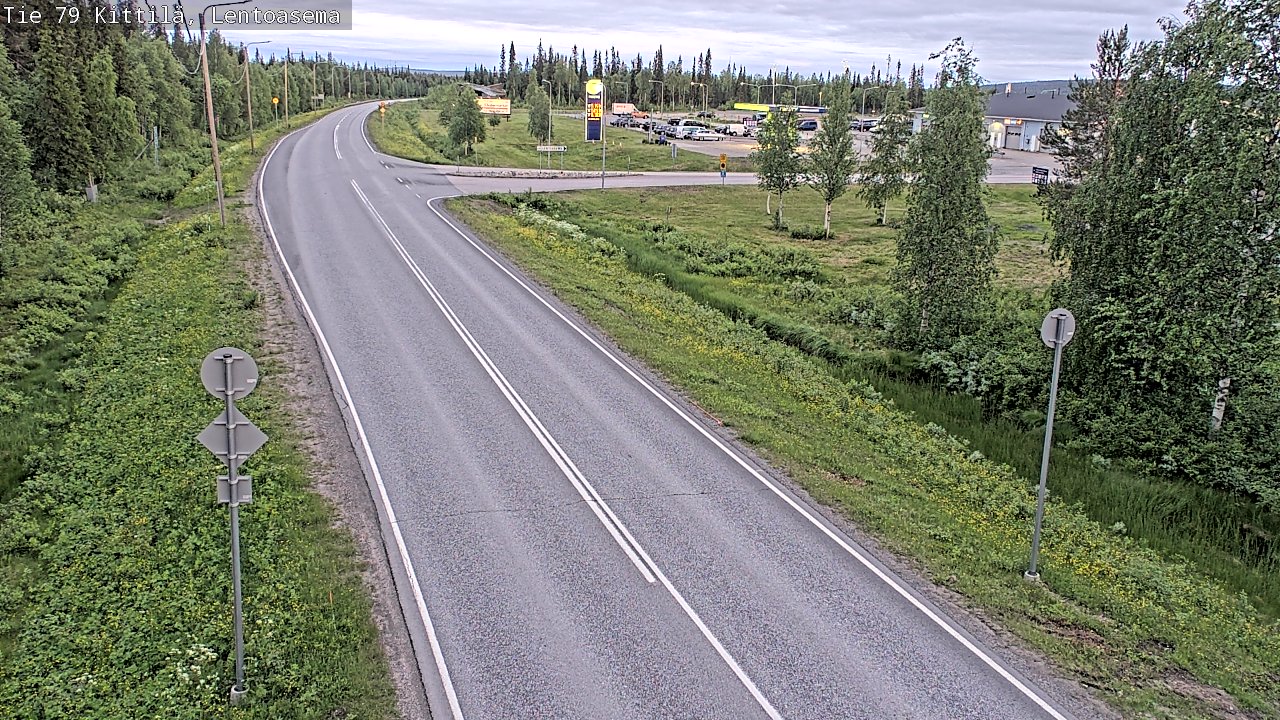 Kelikamerat Kuva Tie 79 Kittilä, Lentoasema, Kittilä, Lappi