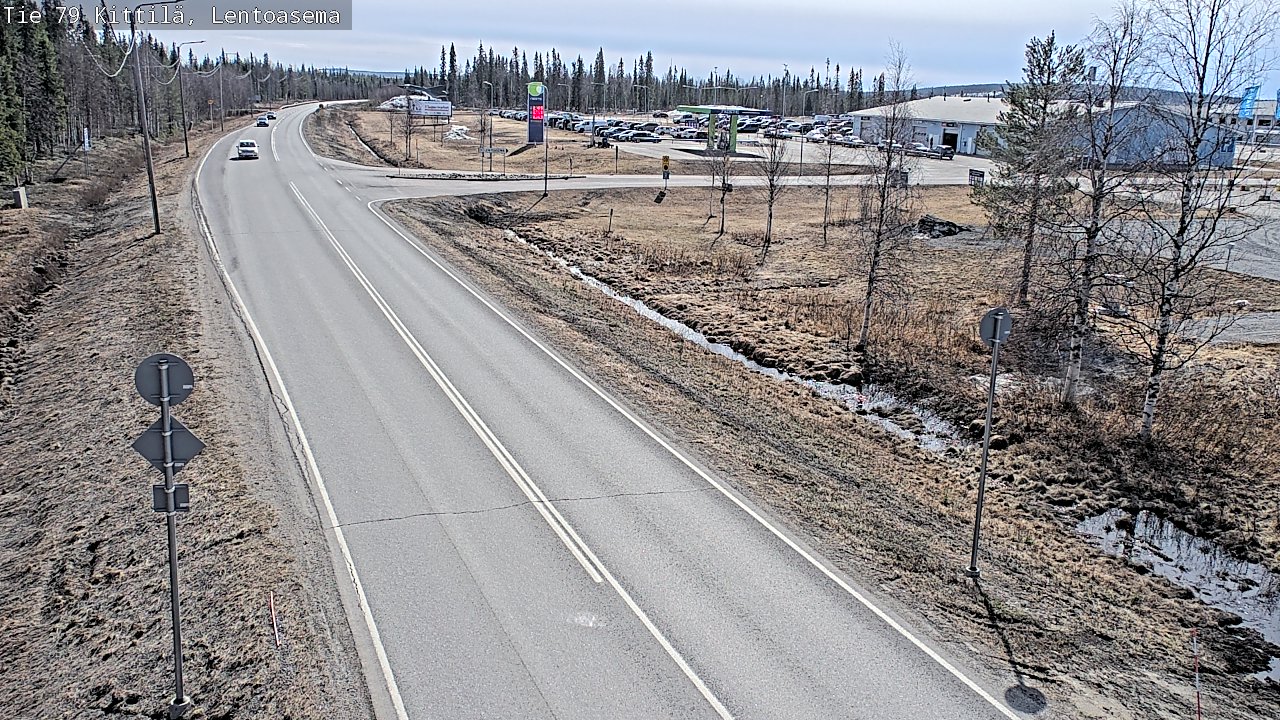 Kelikamerat Kuva Tie 79 Kittilä, Lentoasema, Kittilä, Lappi