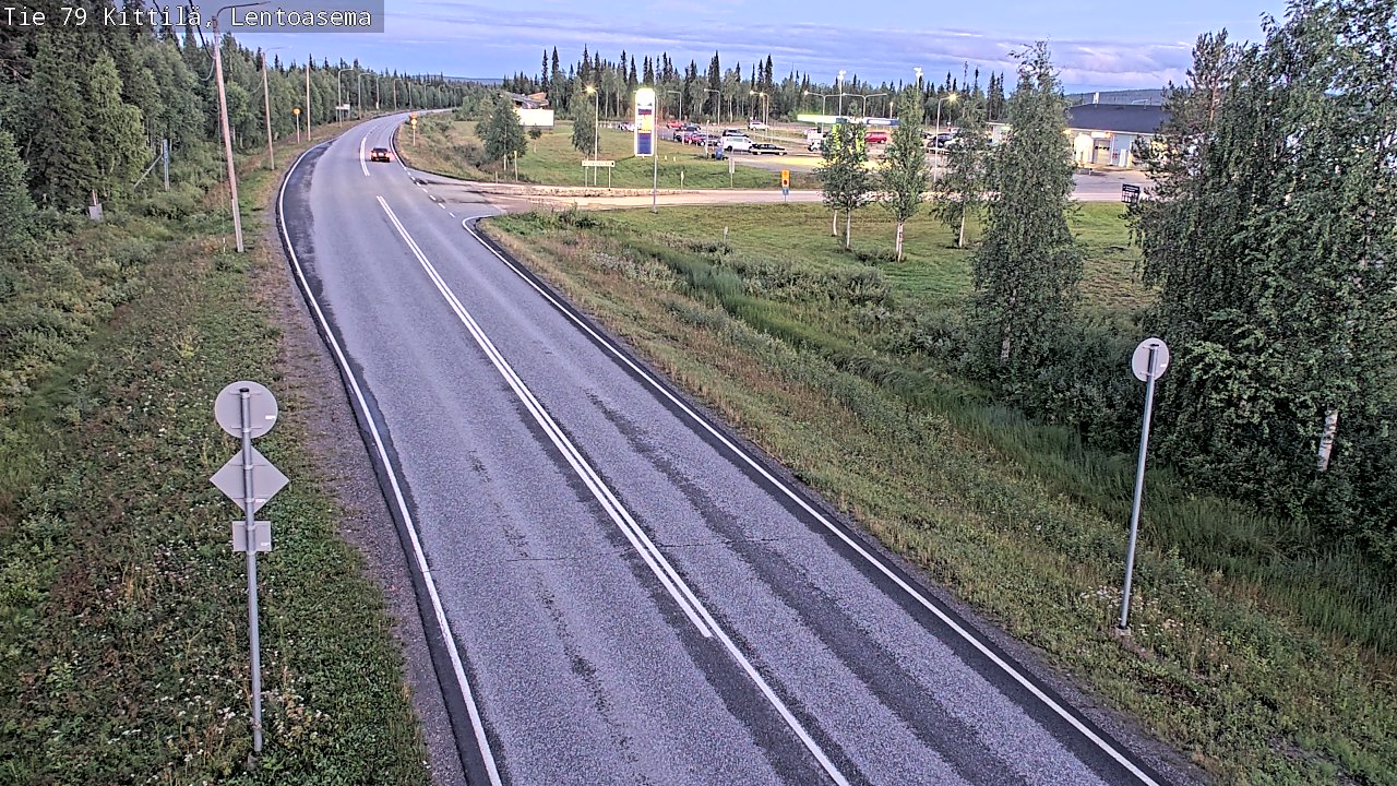 Kelikamerat Kuva Tie 79 Kittilä, Lentoasema, Kittilä, Lappi