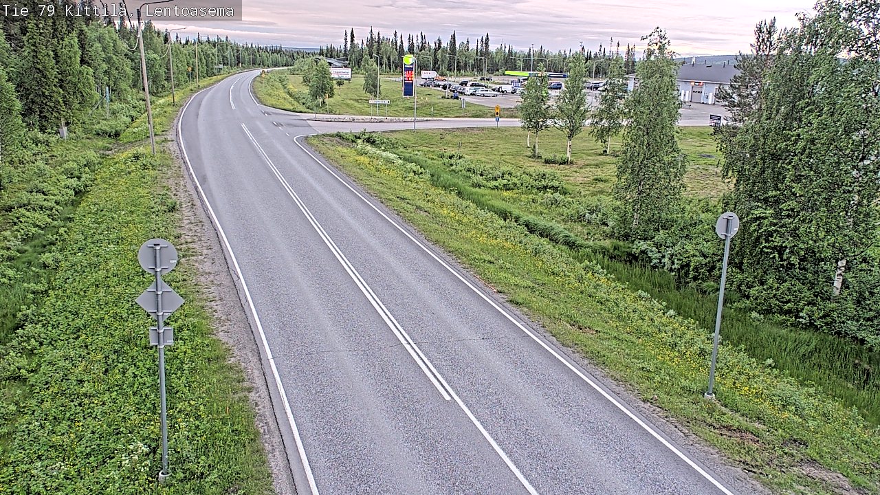 Kelikamerat Kuva Tie 79 Kittilä, Lentoasema, Kittilä, Lappi
