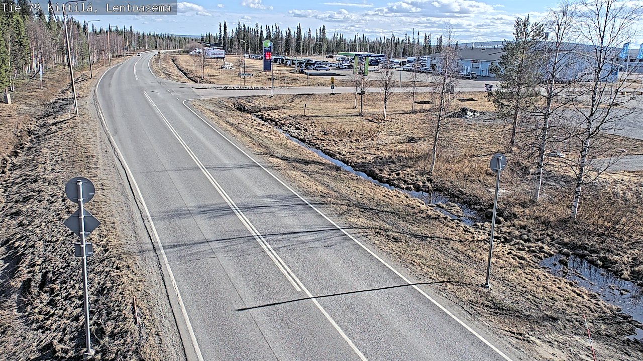 Kelikamerat Kuva Tie 79 Kittilä, Lentoasema, Kittilä, Lappi
