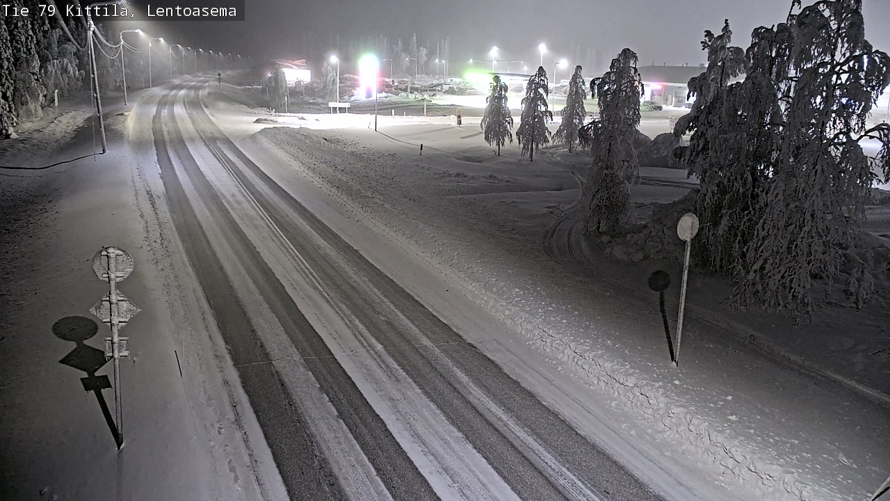 Kelikamerat Kuva Tie 79 Kittilä, Lentoasema, Kittilä, Lappi