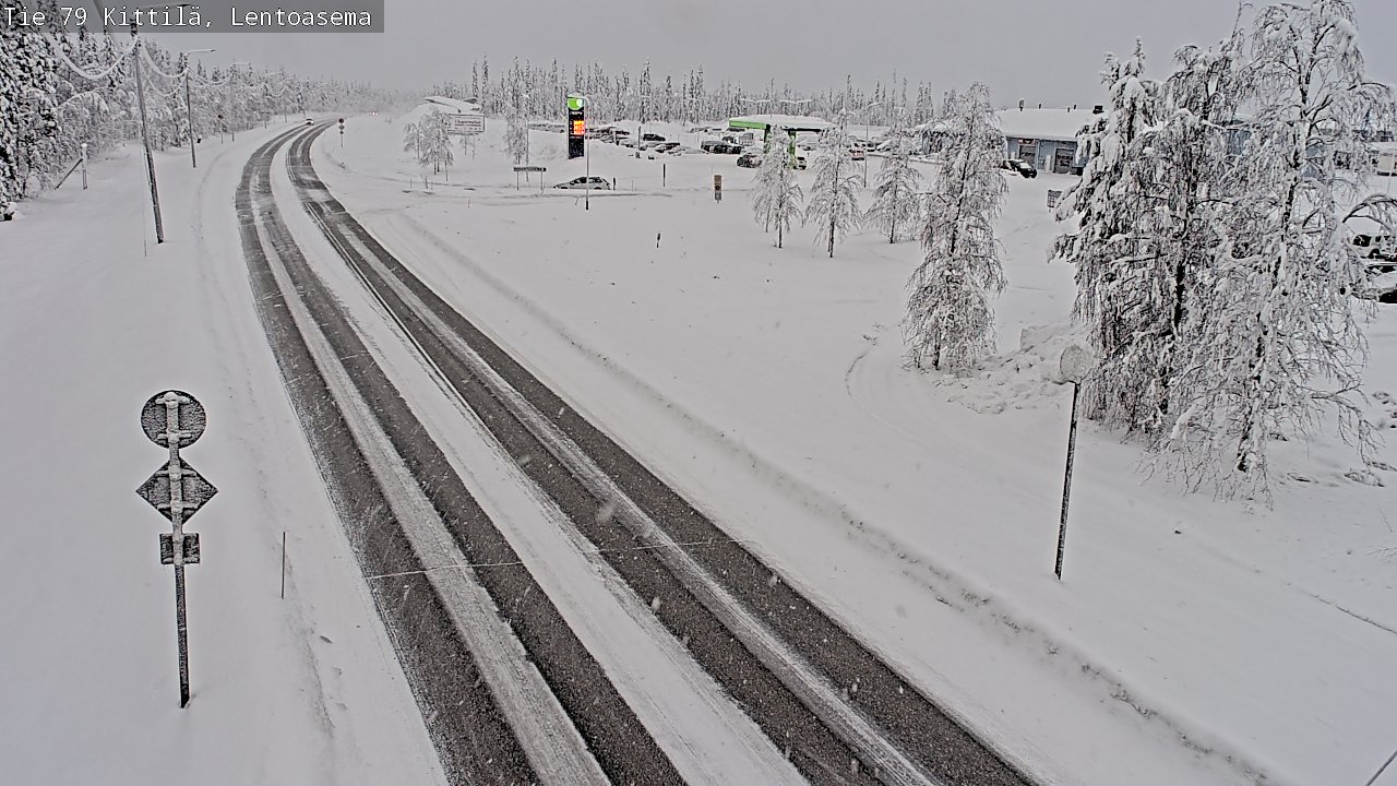 Weather Camera Image Road 79 Kittilä, Lentoasema, Kittilä, Lappi