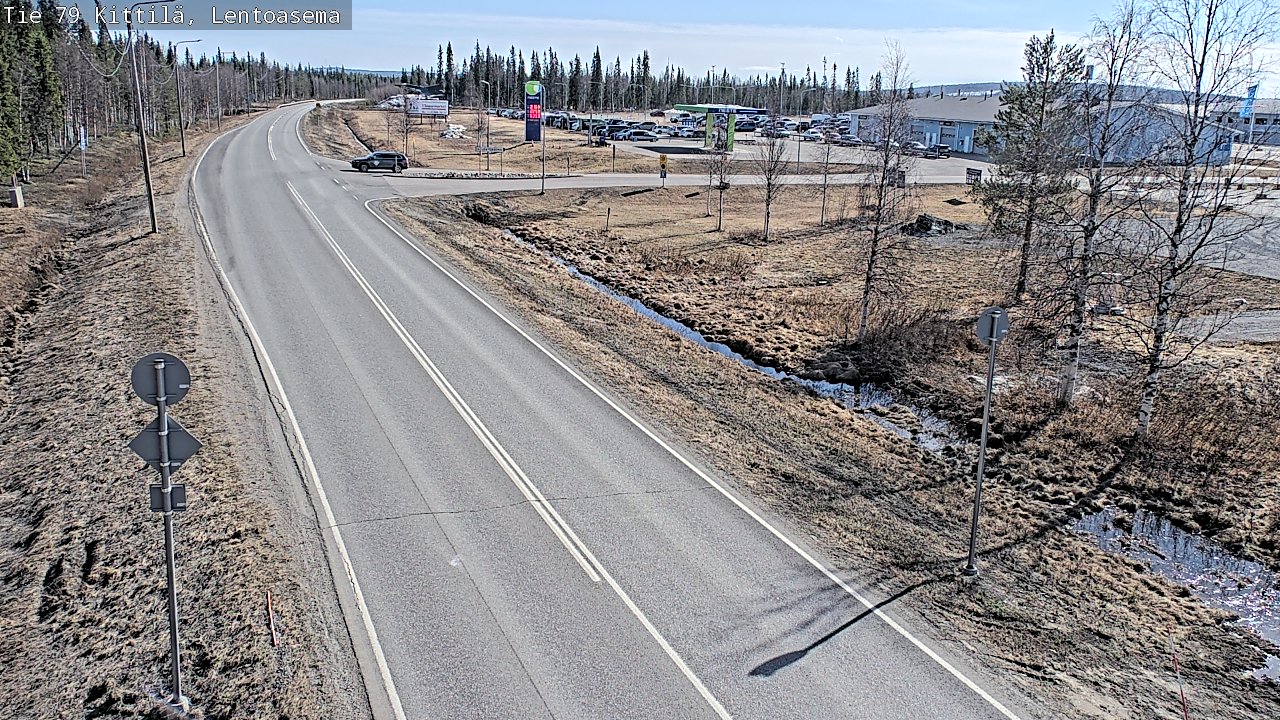 Kelikamerat Kuva Tie 79 Kittilä, Lentoasema, Kittilä, Lappi