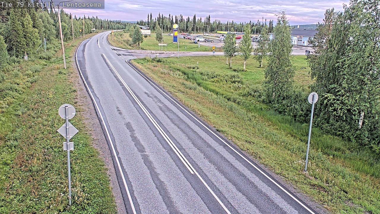 Kelikamerat Kuva Tie 79 Kittilä, Lentoasema, Kittilä, Lappi