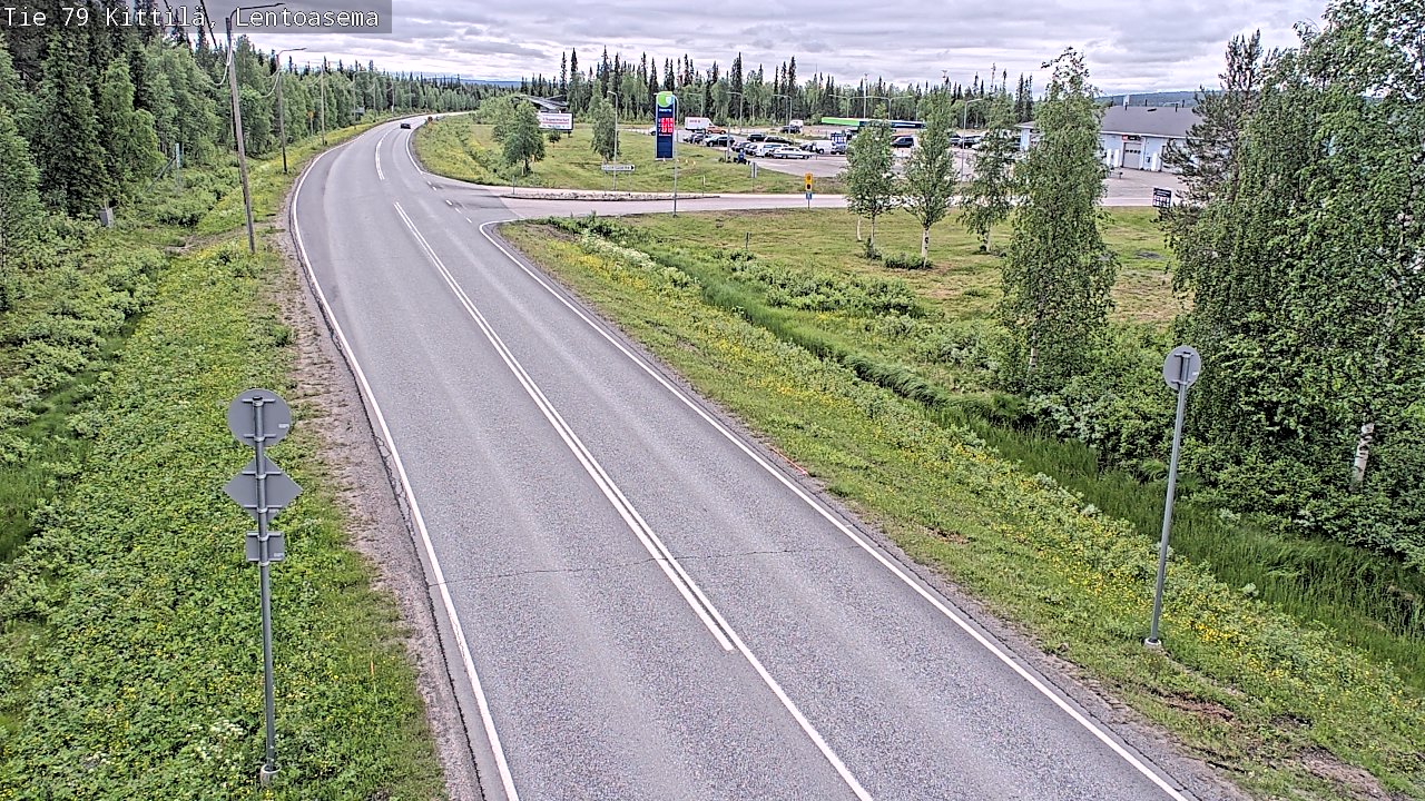 Kelikamerat Kuva Tie 79 Kittilä, Lentoasema, Kittilä, Lappi