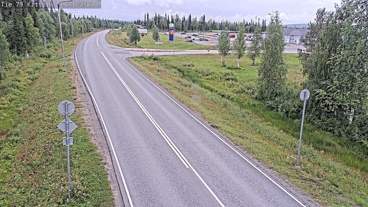 Kelikamerat Kuva Tie 79 Kittilä, Lentoasema, Kittilä, Lappi