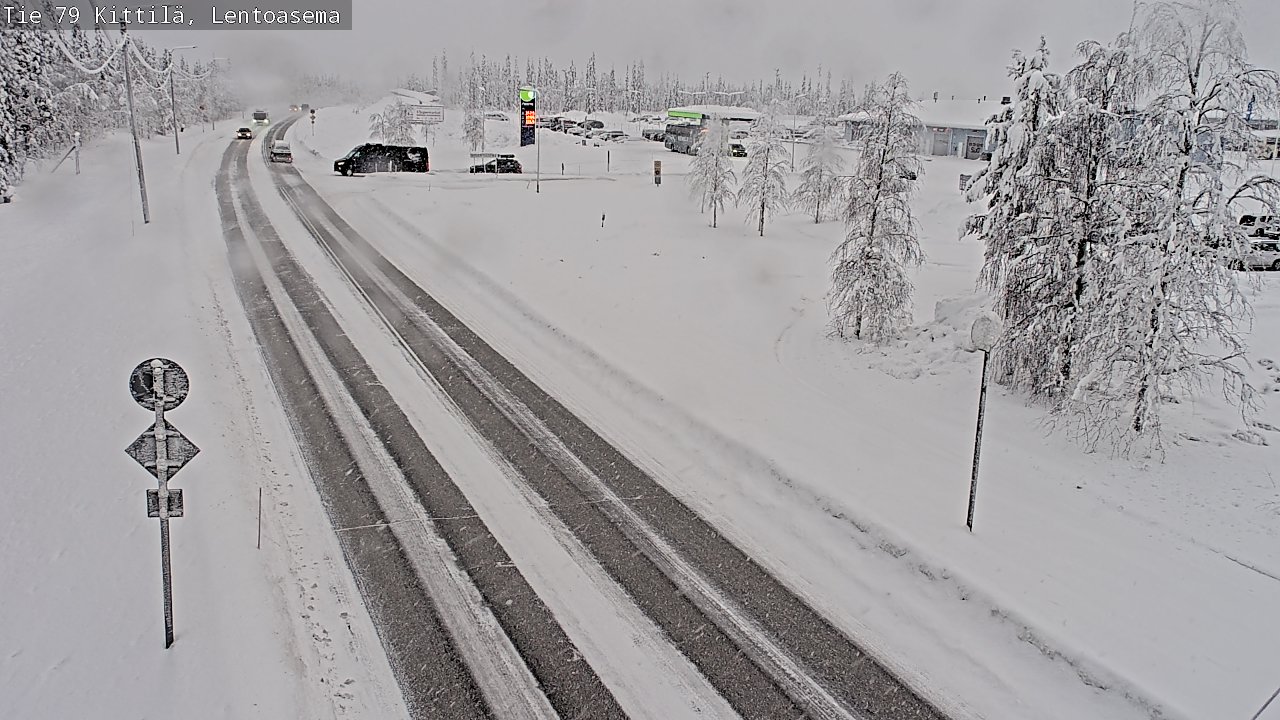 Weather Camera Image Road 79 Kittilä, Lentoasema, Kittilä, Lappi
