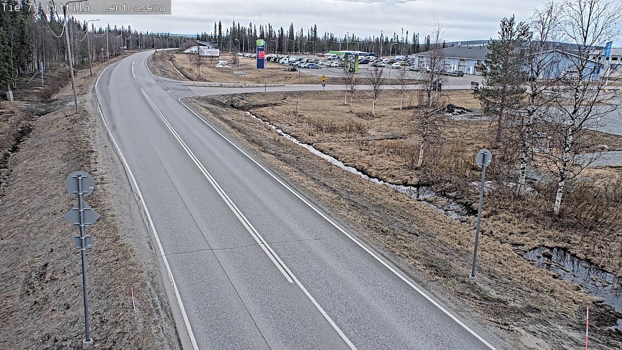 Kelikamerat Kuva Tie 79 Kittilä, Lentoasema, Kittilä, Lappi