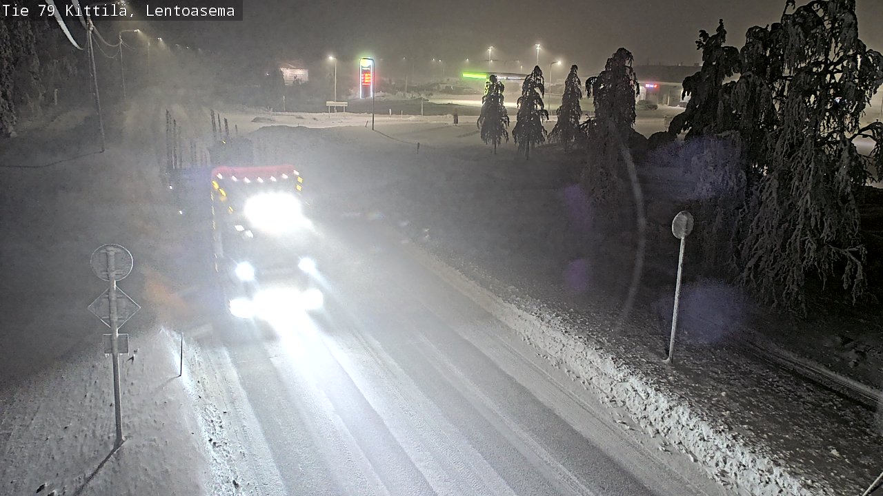 Kelikamerat Kuva Tie 79 Kittilä, Lentoasema, Kittilä, Lappi