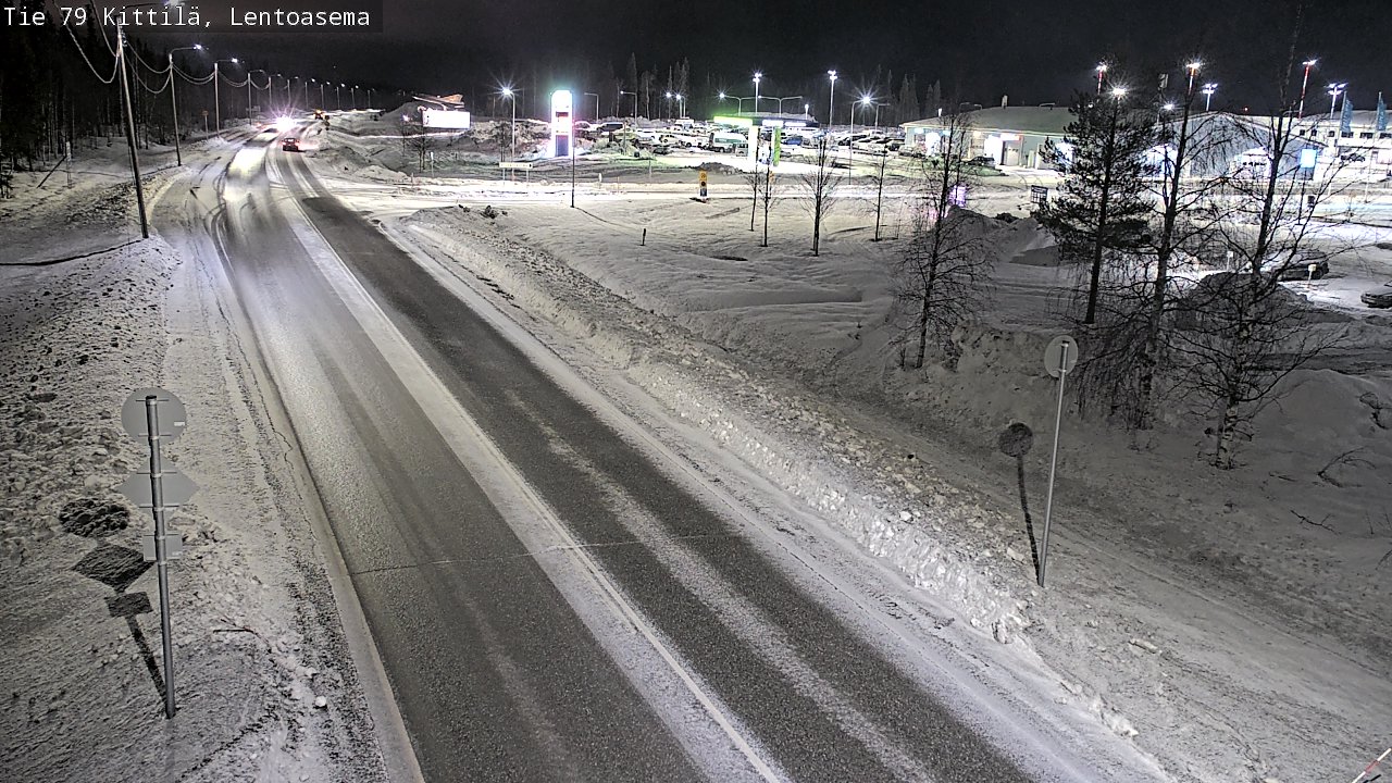 Kelikamerat Kuva Tie 79 Kittilä, Lentoasema, Kittilä, Lappi