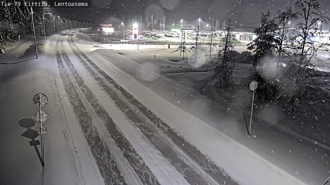 Weather Camera Image Road 79 Kittilä, Lentoasema, Kittilä, Lappi