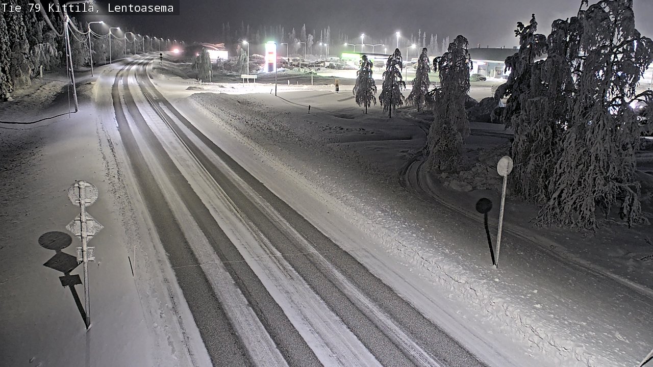 Kelikamerat Kuva Tie 79 Kittilä, Lentoasema, Kittilä, Lappi