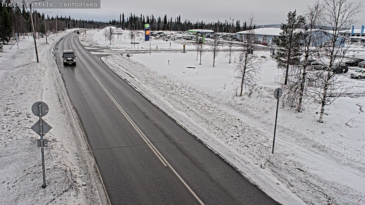 Kelikamerat Kuva Tie 79 Kittilä, Lentoasema, Kittilä, Lappi