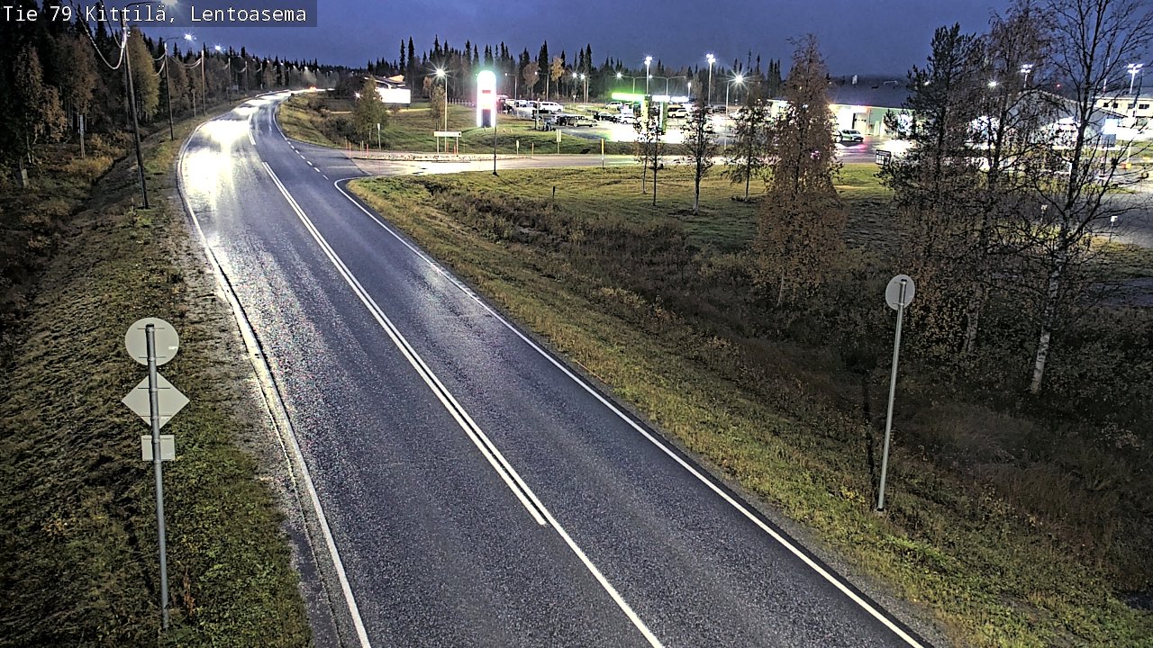 Kelikamerat Kuva Tie 79 Kittilä, Lentoasema, Kittilä, Lappi
