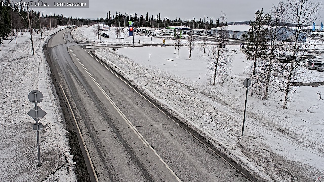 Kelikamerat Kuva Tie 79 Kittilä, Lentoasema, Kittilä, Lappi
