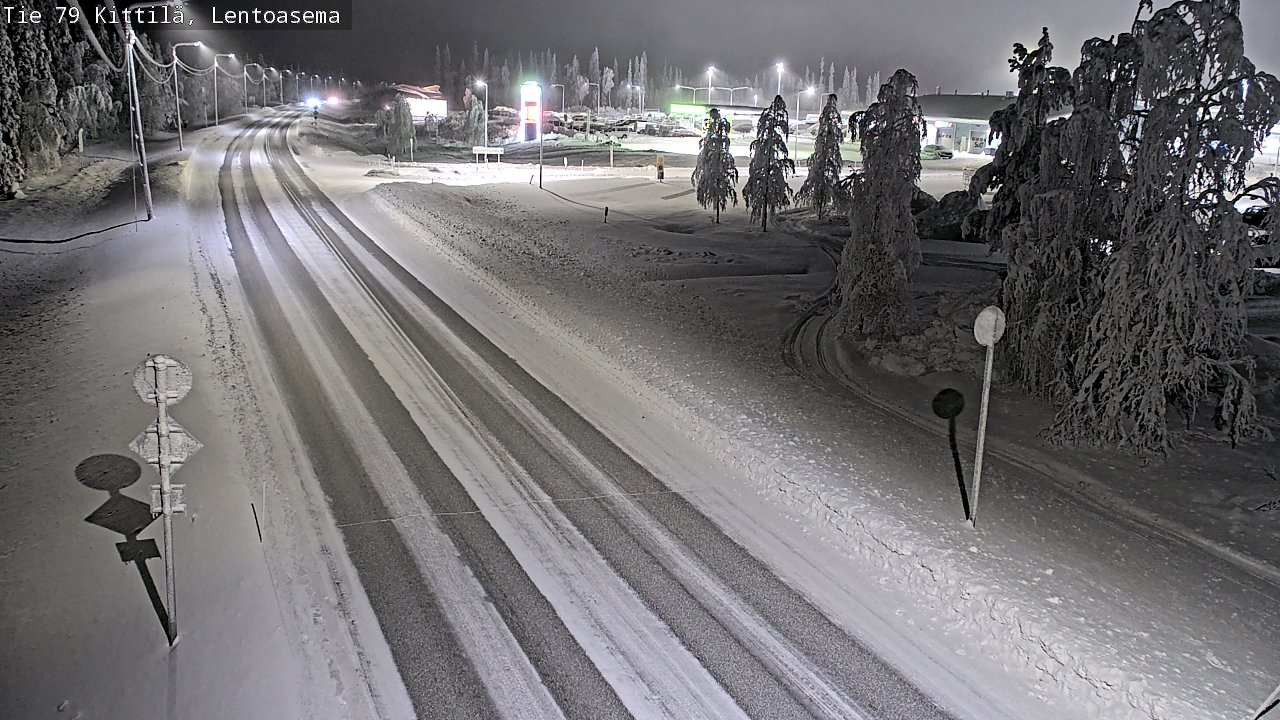 Kelikamerat Kuva Tie 79 Kittilä, Lentoasema, Kittilä, Lappi
