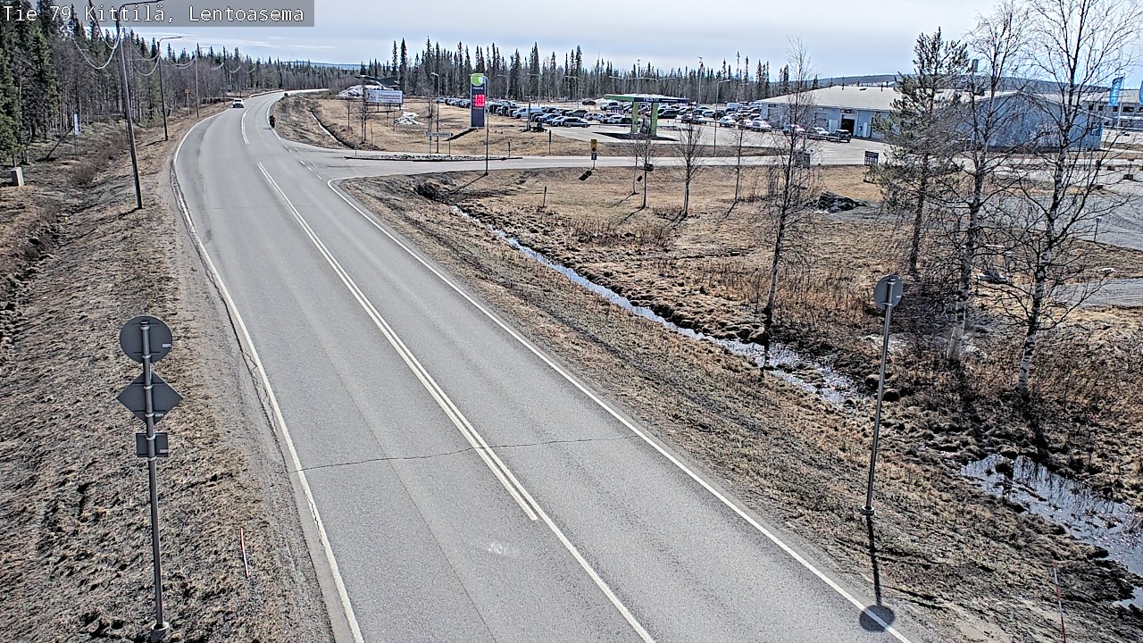Kelikamerat Kuva Tie 79 Kittilä, Lentoasema, Kittilä, Lappi