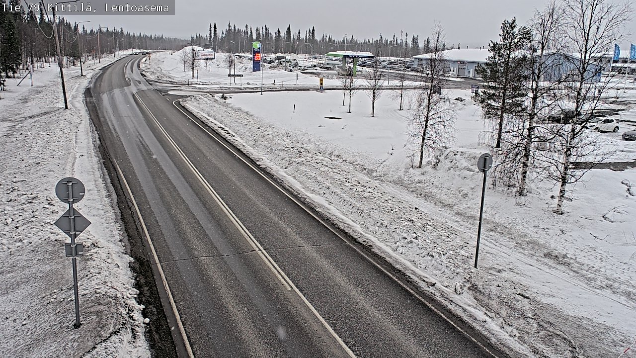 Kelikamerat Kuva Tie 79 Kittilä, Lentoasema, Kittilä, Lappi