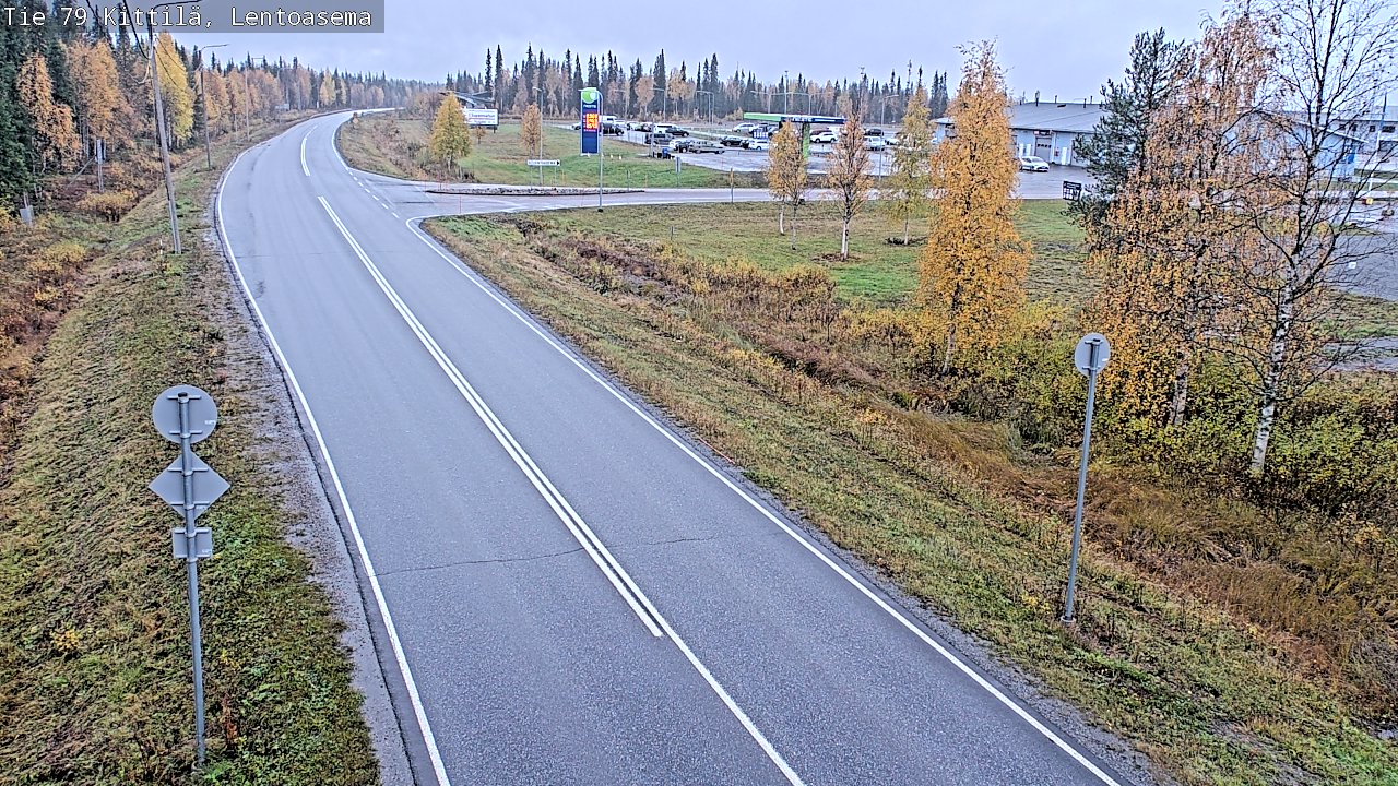 Kelikamerat Kuva Tie 79 Kittilä, Lentoasema, Kittilä, Lappi