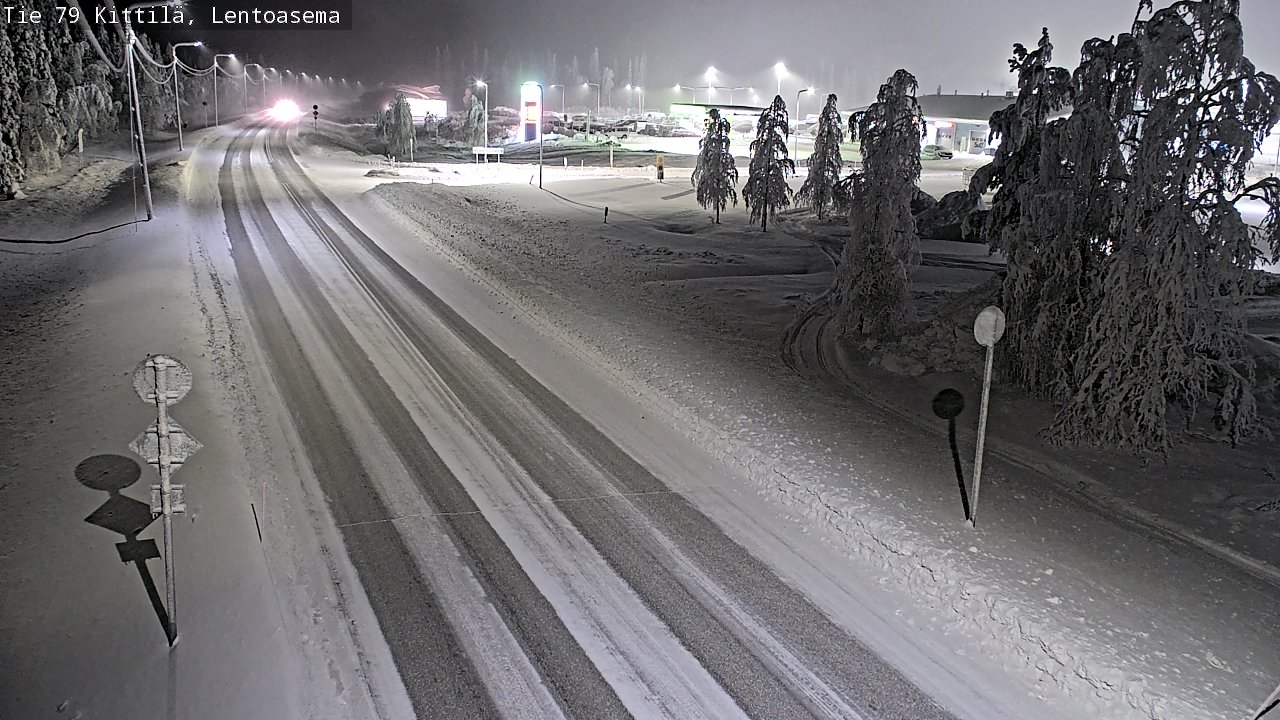 Kelikamerat Kuva Tie 79 Kittilä, Lentoasema, Kittilä, Lappi